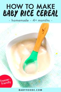 1/4 cup (15 g) Rice Baby Cereal
