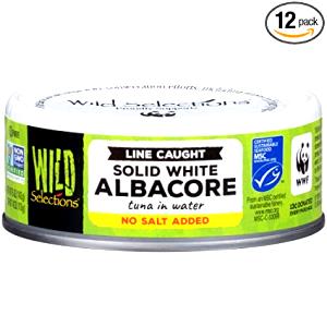 1/4 cup (2 oz) Premium Select Solid White Albacore Tuna in Water