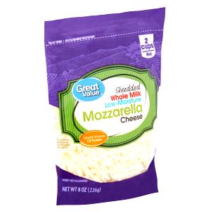 1/4 cup (28 g) 2% Reduced Fat Finely Shredded Mozzarella Cheese