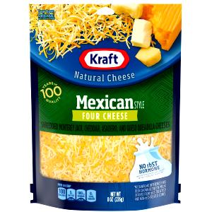 1/4 cup (28 g) 4 Cheese Mexican Blend
