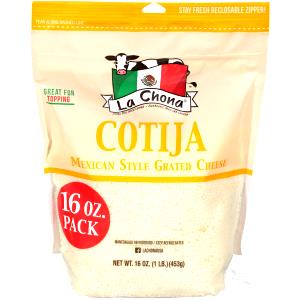 1/4 cup (28 g) Cotija Mexican Style Parmesan Cheese