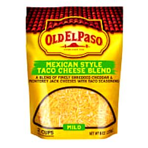 1/4 cup (28 g) Finely Shredded Quesadilla Cheese