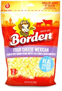 1/4 cup (28 g) Four Cheese Mexican Finely Shredded