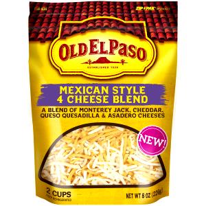 1/4 cup (28 g) Mexican Style Queso Quesadilla