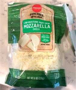1/4 cup (28 g) Mozzarella Cheese