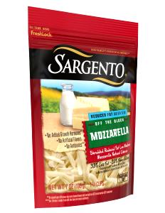 1/4 cup (28 g) Natural Shredded 2% Milk Reduced Fat Mozzarella Cheese