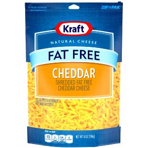 1/4 cup (28 g) Natural Shredded Fat Free Cheddar Cheese