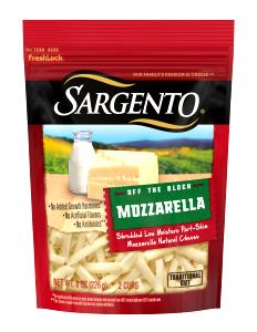 1/4 cup (28 g) Off The Block Mozzarella