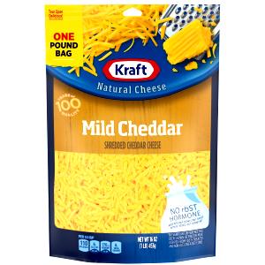 1/4 cup (28 g) Shredded Sharp Cheddar