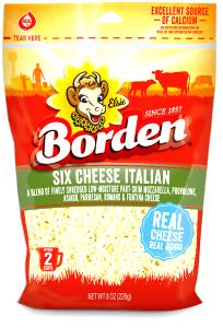 1/4 cup (28 g) Six Cheese Italian Shredded Cheese