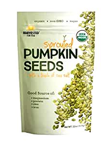 1/4 cup (28 g) Sprouted Organic Pumpkin Seeds with Sea Salt