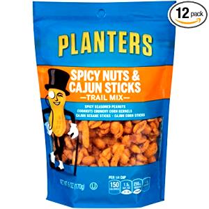 1/4 cup (28 g) Trail Mix Spicy Nuts & Cajun Sticks