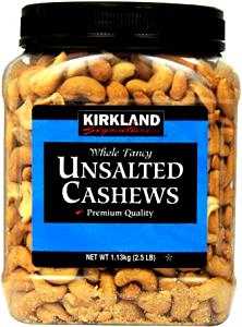 1/4 cup (28 g) Whole Fancy Unsalted Cashews