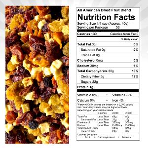 1/4 cup (30 g) Blueberry Nut Blend