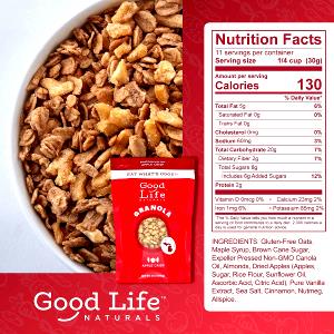 1/4 cup (30 g) Gluten Free Original Granola