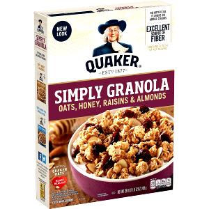 1/4 cup (30 g) Peak Flax Oats and Honey with Blueberries Granola
