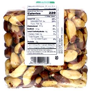 1/4 cup (30 g) Raw Brazil Nuts