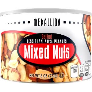 1/4 cup (30 g) Salted Mixed Nuts