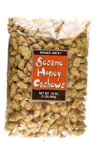 1/4 cup (30 g) Sesame Honey Cashews