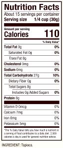 1/4 cup (30 g) Tapioca Flour