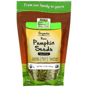 1/4 cup (34 g) Organic Raw Shelled Pumpkin Seeds