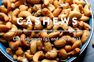 1/4 cup (38 g) Cashew Halves & Pieces