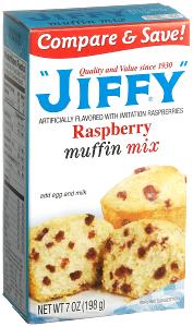 1/4 cup (38 g) Raspberry Muffin Mix