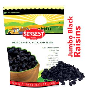 1/4 cup (40 g) Jumbo Black Raisins