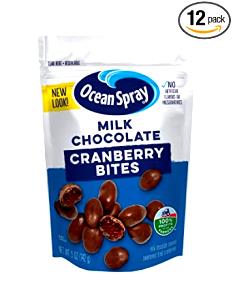 1/4 cup (40 g) Milk Chocolate Cranberries