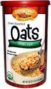 1/4 cup (40 g) Organic Irish Style Oats Steel Cut