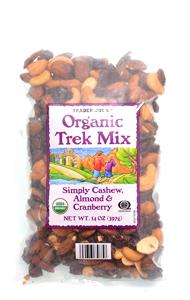 1/4 cup (40 g) Organic Trek Mix with Chocolate Chips, Almonds & Cranberries