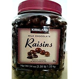 1/4 cup (40 g) Pure Milk Chocolate Raisins