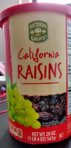 1/4 cup (40 g) Seedless Raisins