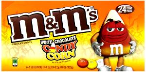 1/4 cup (42 g) White Chocolate Candy Corn M&M