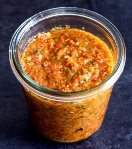 1/4 cup (53 g) Sun Dried Tomato Pesto Sauce with Whole Pine Nuts
