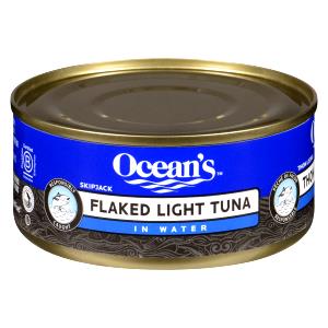 1/4 cup (55 g) Flaked White Tuna in Water