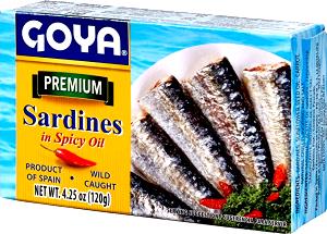1/4 cup (55 g) Sardines with Chili Peppers