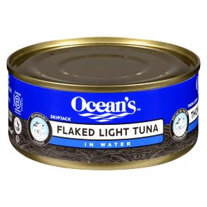 1/4 cup (55 g) Solid Light Tuna in Water