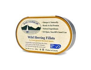 1/4 cup (55 g) Wild Herring Fillets in Stone Ground Mustard Sauce