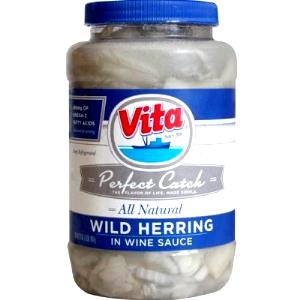 1/4 cup (56 g) Herring in Wine Sauce