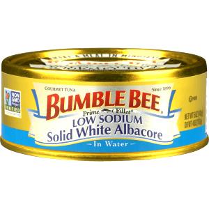 1/4 cup (56 g) Very Low Sodium Solid White Albacore