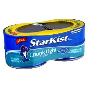 1/4 cup (56 ml) Light Tuna in Water