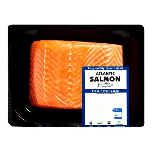 1/4 cup (58 g) Atlantic Salmon