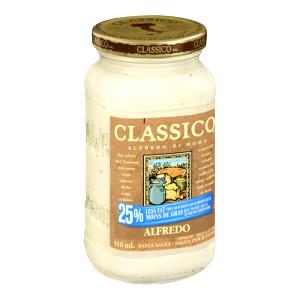 1/4 cup (60 ml) Alfredo Di Roma Pasta Sauce