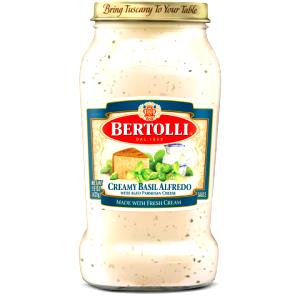 1/4 cup (61 g) Creamy Basil Alfredo Sauce