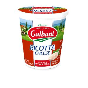 1/4 cup (62 g) Ricotta Cheese with Whole Milk