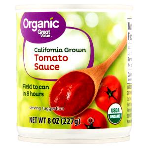 1/4 cup (63 g) Organic Tomato Sauce