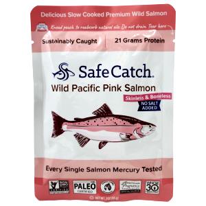 1/4 cup (63 g) Pink Salmon (No Salt Added)
