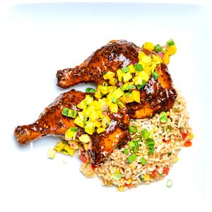 1/4 cup (64 g) Jamaican Jerk Chicken