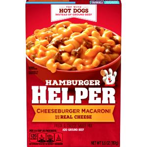 1/4 cup as packaged (28 g) Whole Grain Hamburger Helper - Cheeseburger Macaroni